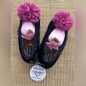 Brand new Goody Goody bon bons velvety slippers